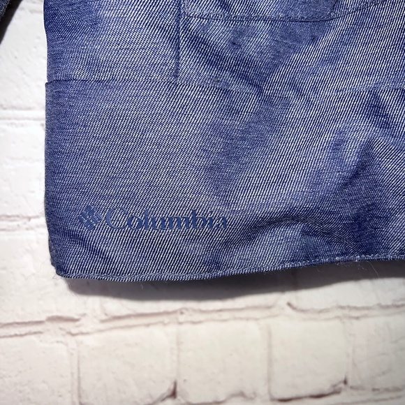 |•COLUMBIA•| Titanium Omnitech Navy Winter Ski Jacket w/ Flora… - Picture 12 of 16